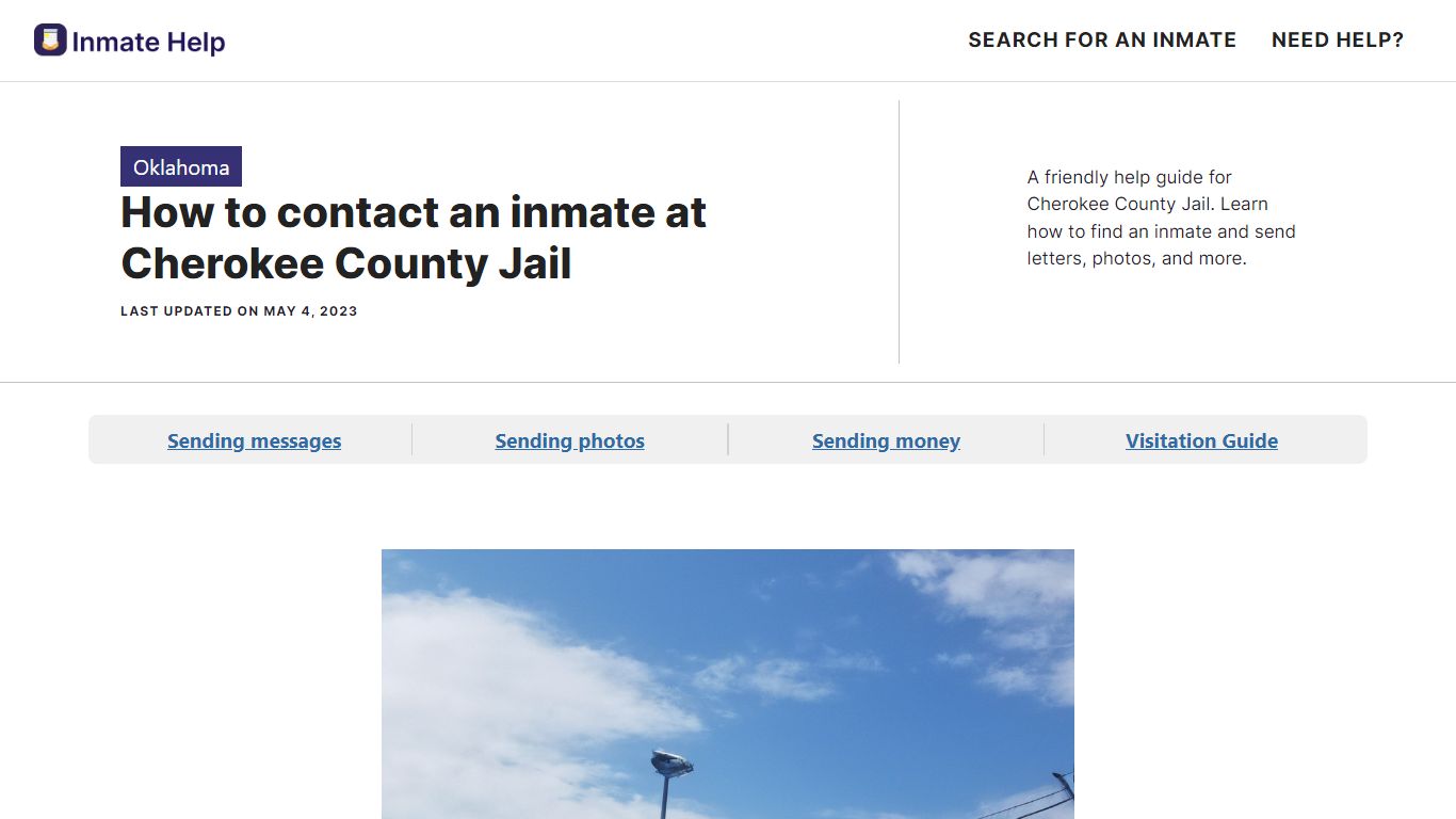 How to contact an inmate at Cherokee County Jail - Inmate Help